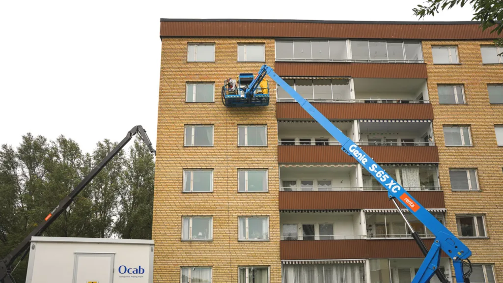 Fönsterbyte i BRF Årsta i Uppsala.
