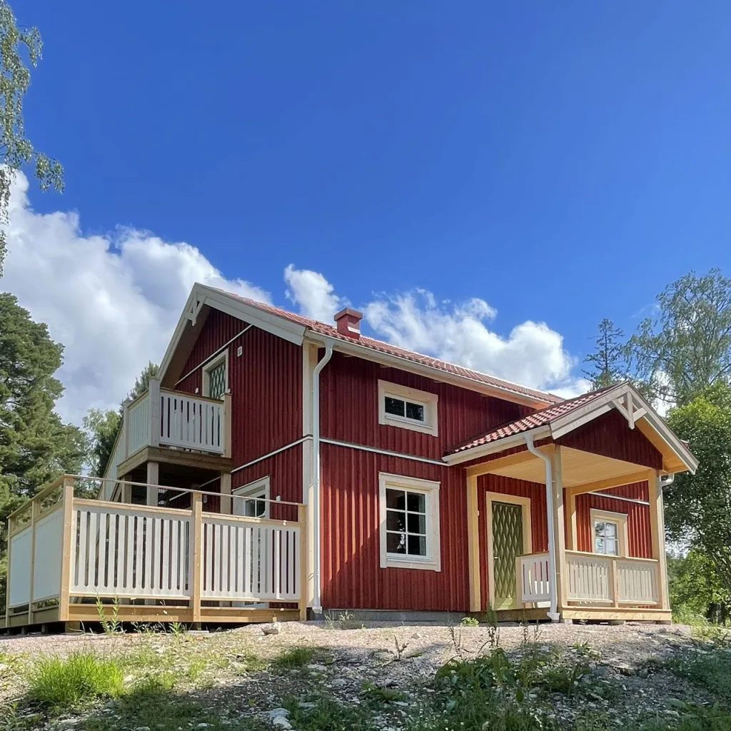 Nybyggnation villa i Haganäs.